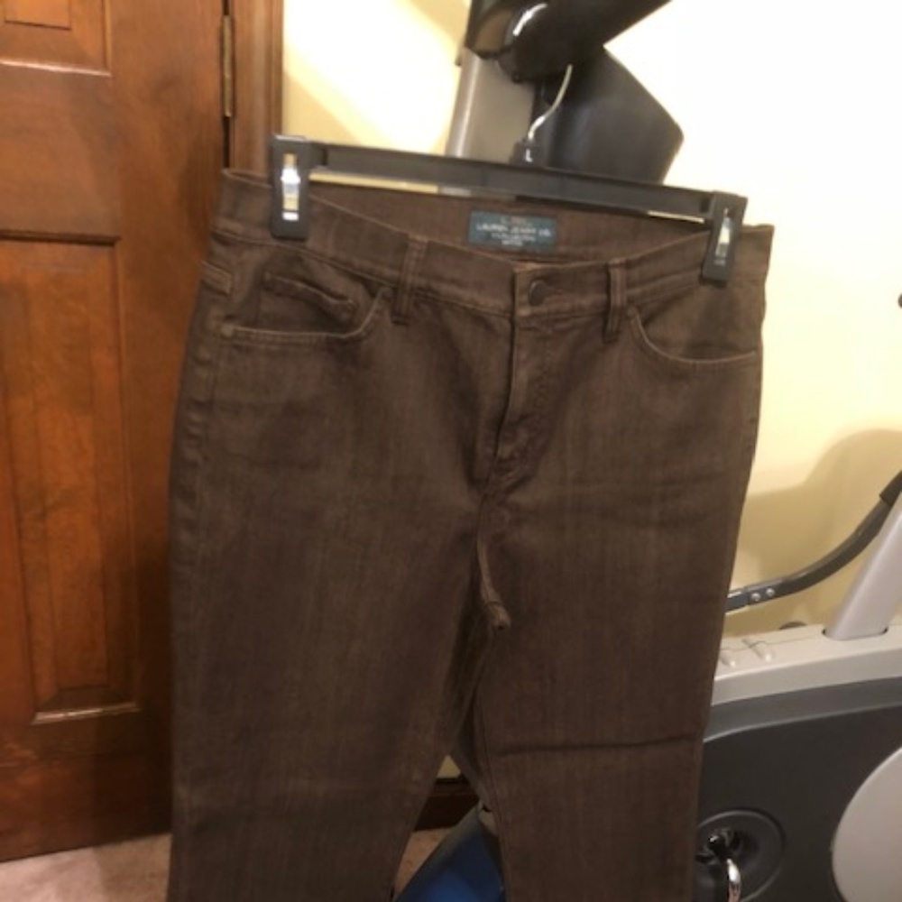 Ralph Lauren Women's Brown Jeans Size 10P